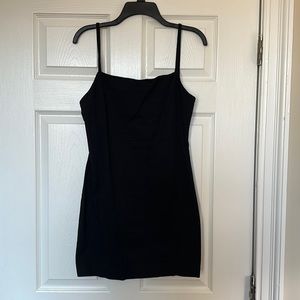 Zara black mini dress. Worn once. Size L but fits like a S/M